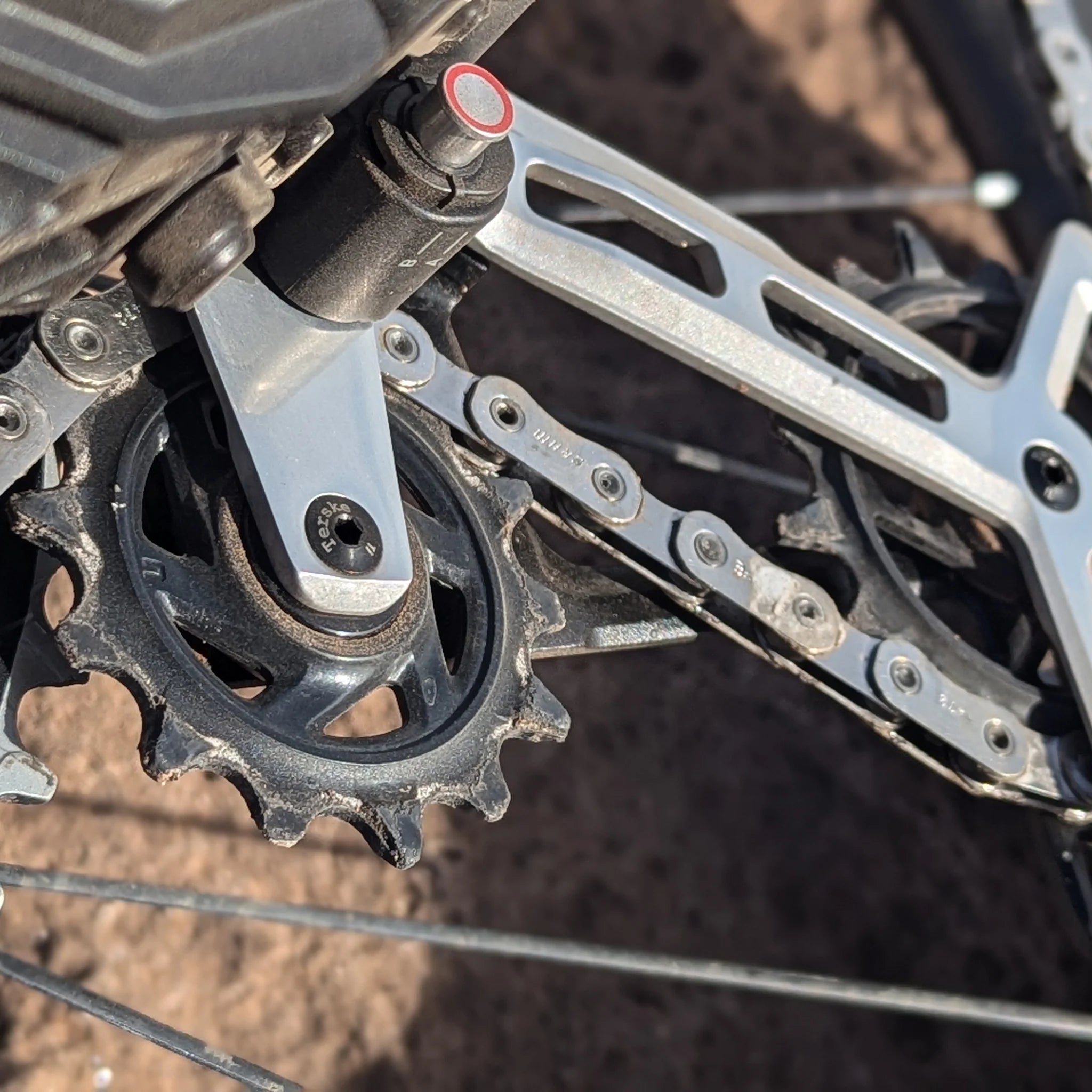 Stealth Black Titanium Hardware Kit for SRAM Transmission Derailleurs