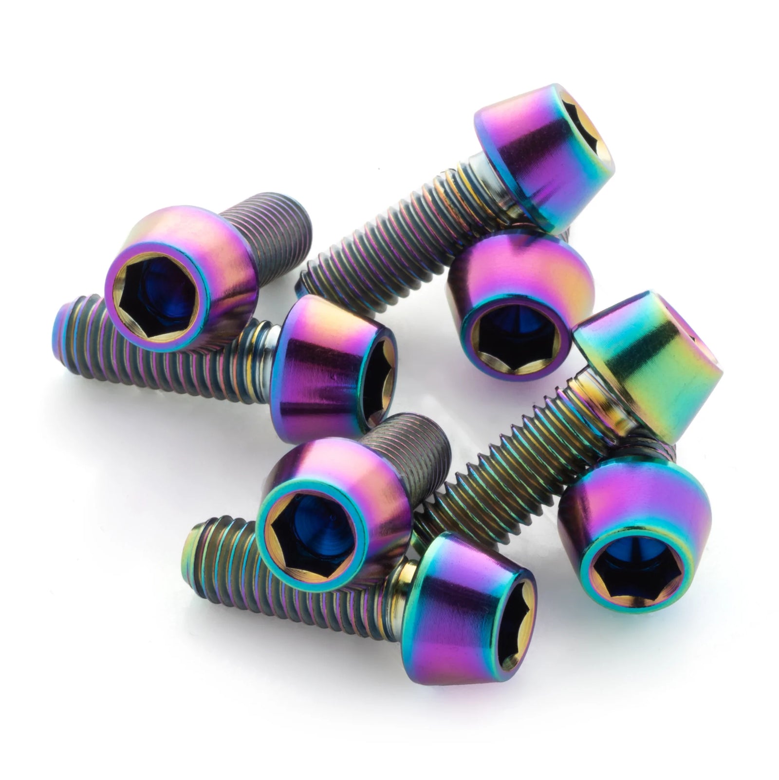 Terske Oil Slick Titanium Water Bottle Cage Bolts x8