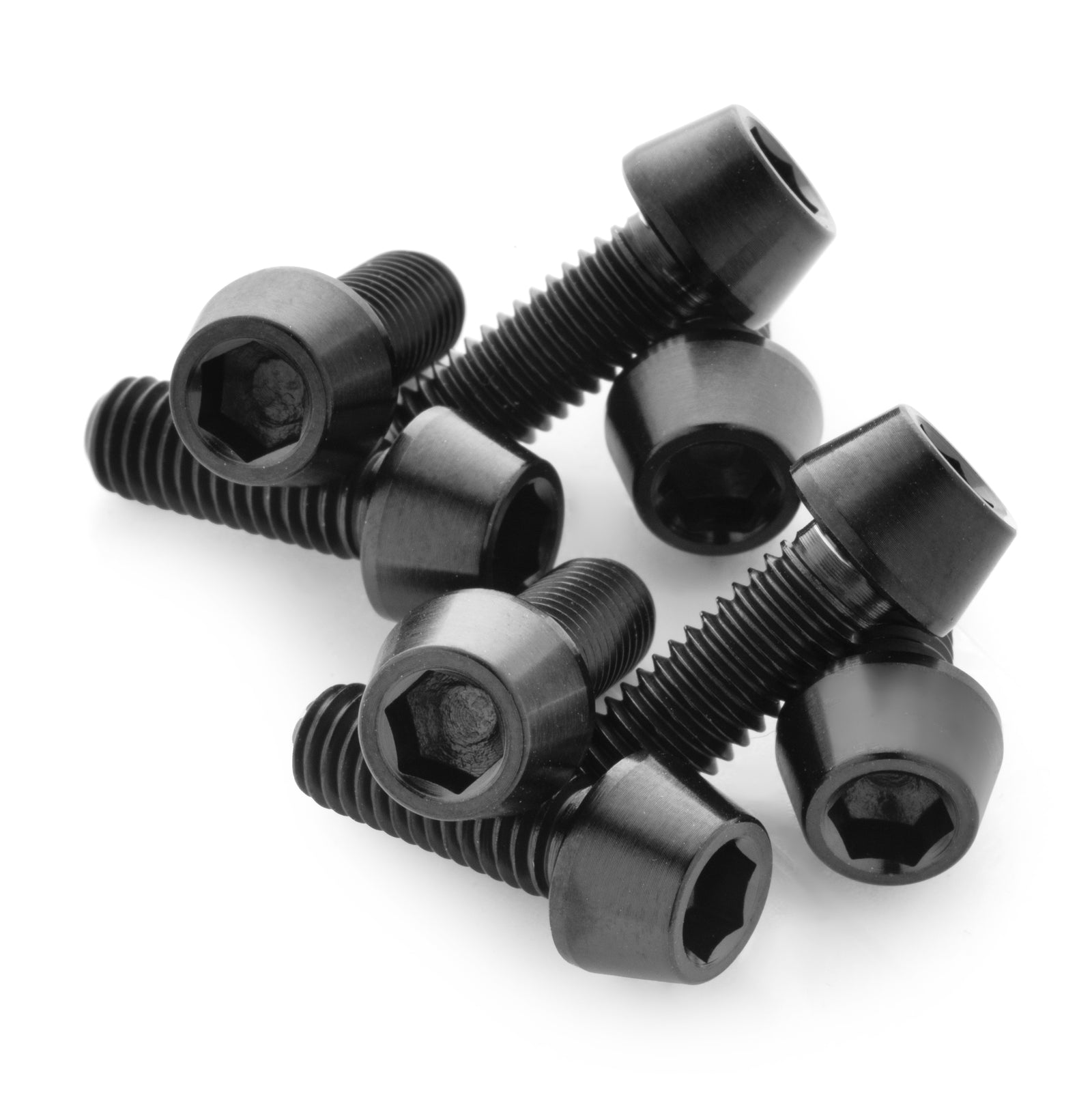 Terske Black Titanium Water Bottle Cage Bolts x8