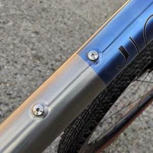 Terske Black Ultra-Low Profile Titanium Bottle Cage Bolts x12