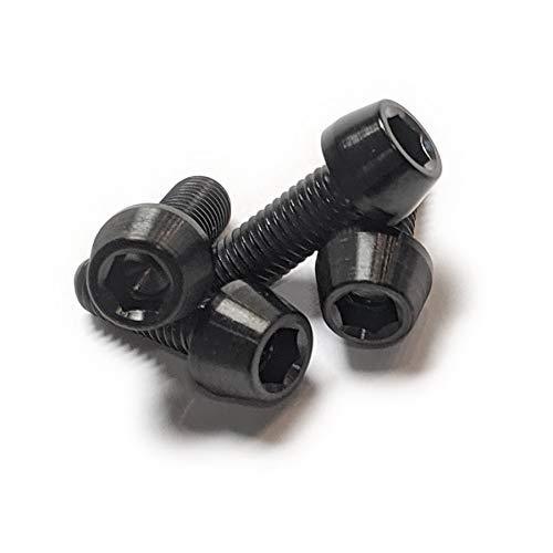 Terske Black Titanium Water Bottle Cage Bolts x4