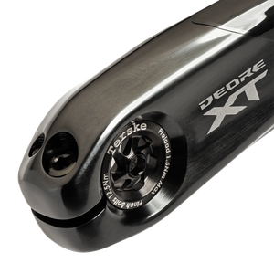 Terske Stealth Black Titanium Upgrade Kit for Shimano Hollowtech II Cranksets