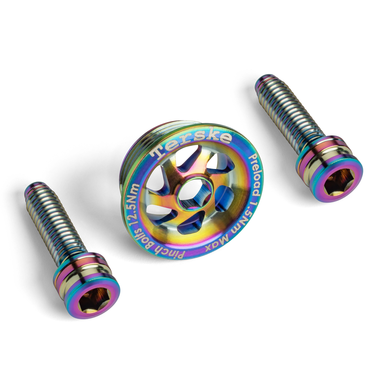 Terske Oil Slick Titanium Upgrade Kit for Shimano Hollowtech II Cranksets