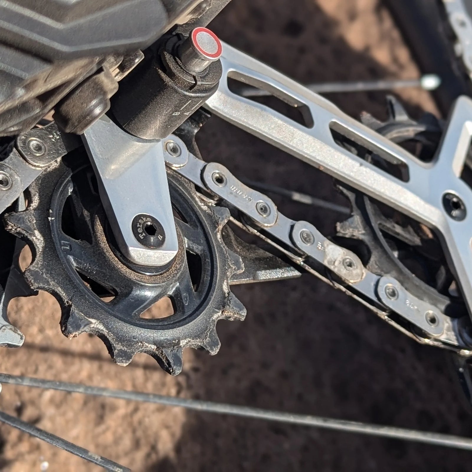 Stealth Black Titanium Hardware Kit for SRAM Transmission Derailleurs