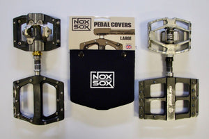 Collection of pedals that all fit the Large sized Nox Sox Pedal Covers