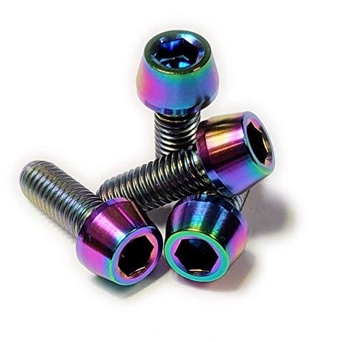 Terske Oil Slick Titanium Water Bottle Cage Bolts x4