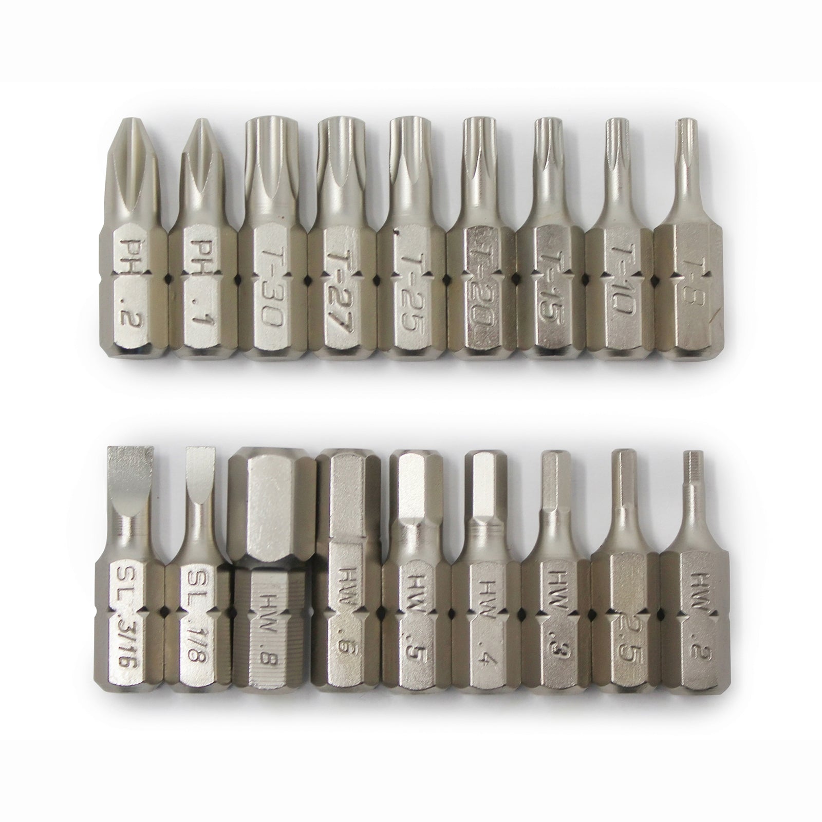 Prestacycle Professional 18 piece 1/4″ Hex Bits Set